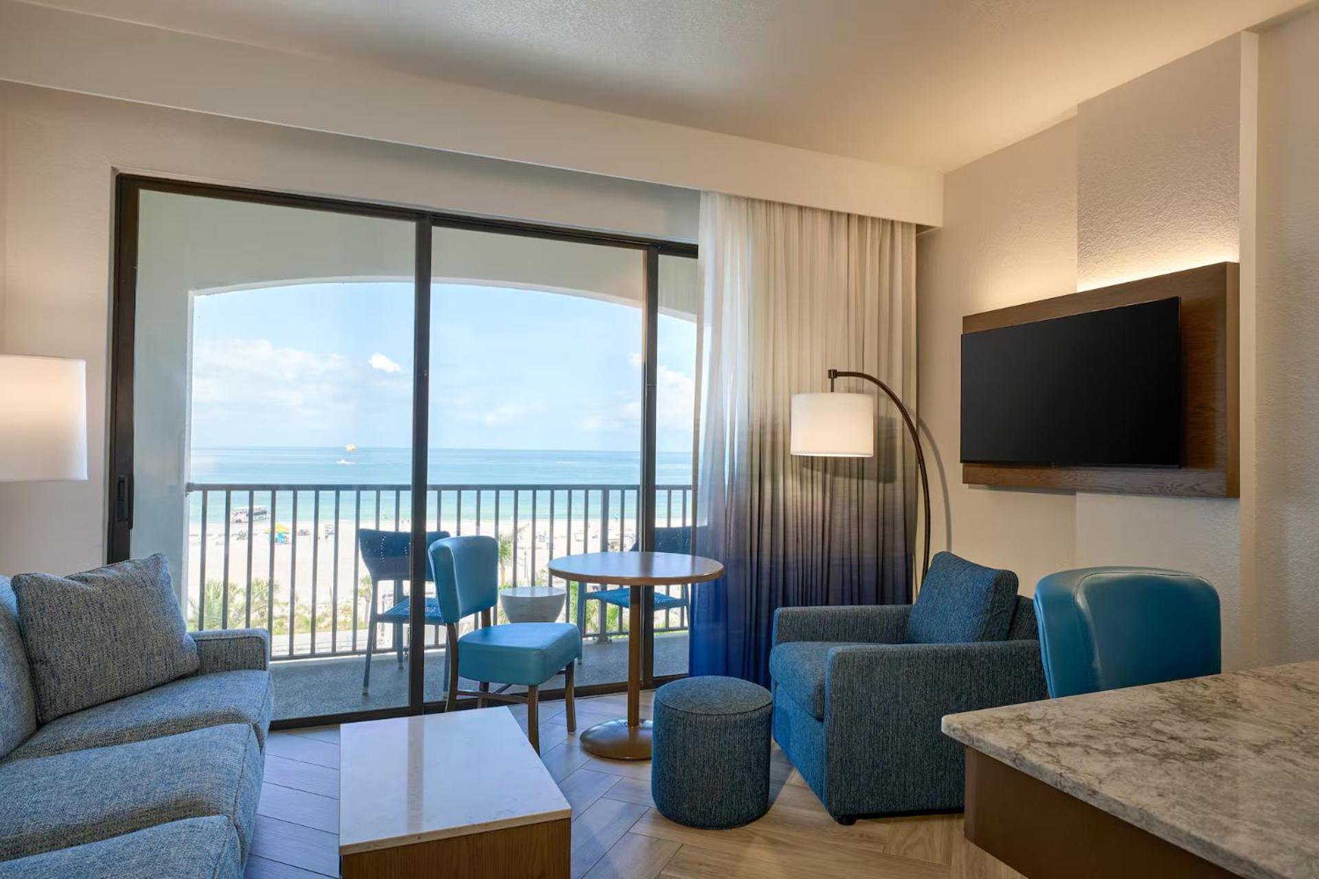 Junior Suite Two Queen Beds Balcony Ocean Front View